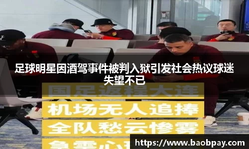 足球明星因酒驾事件被判入狱引发社会热议球迷失望不已